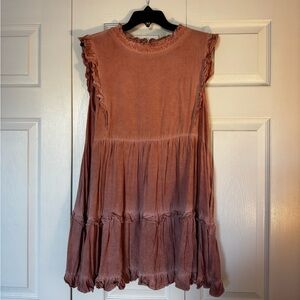 Pink Ruffled Boutique Dress